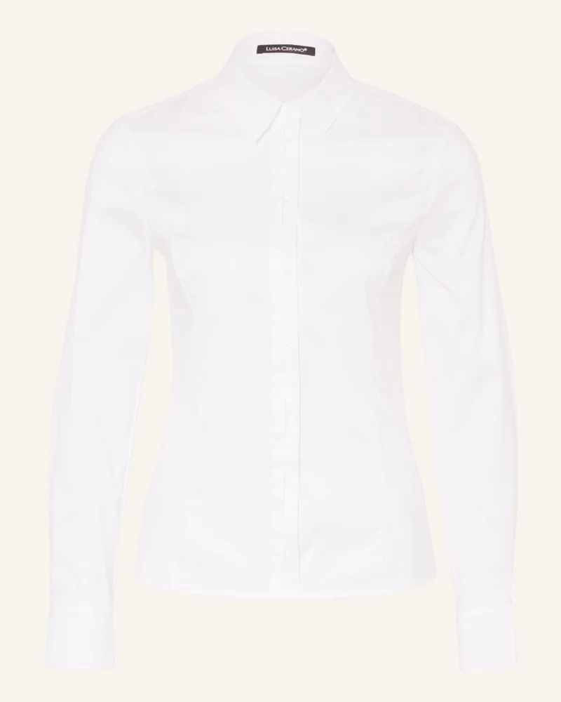 Luisa Cerano Hemdbluse weiss Weiss