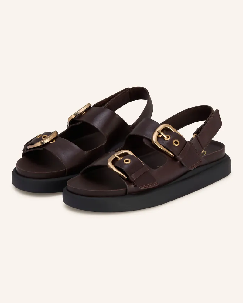 Clarks Sandalen Aristella Bay braun Dunkelbraun