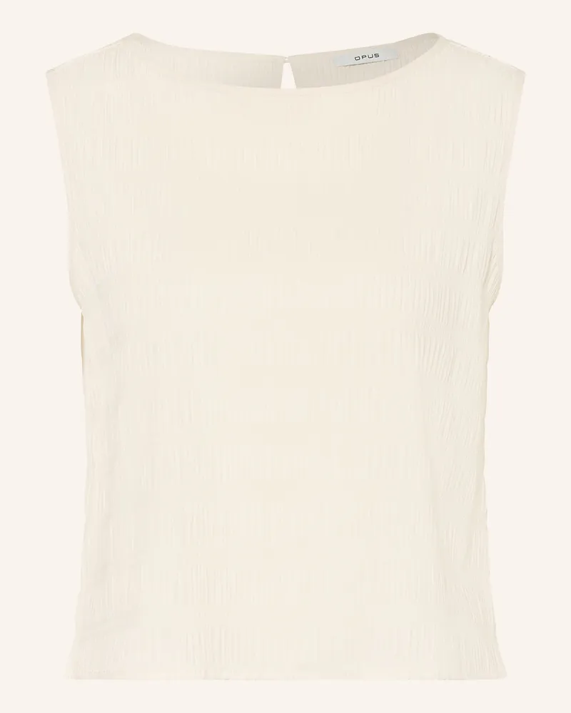 OPUS Blusentop Fardoa weiss Creme