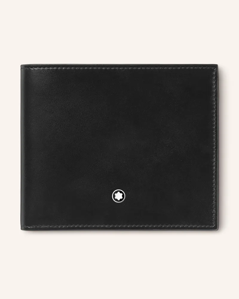 Montblanc Geldbörse Meisterstück schwarz Schwarz