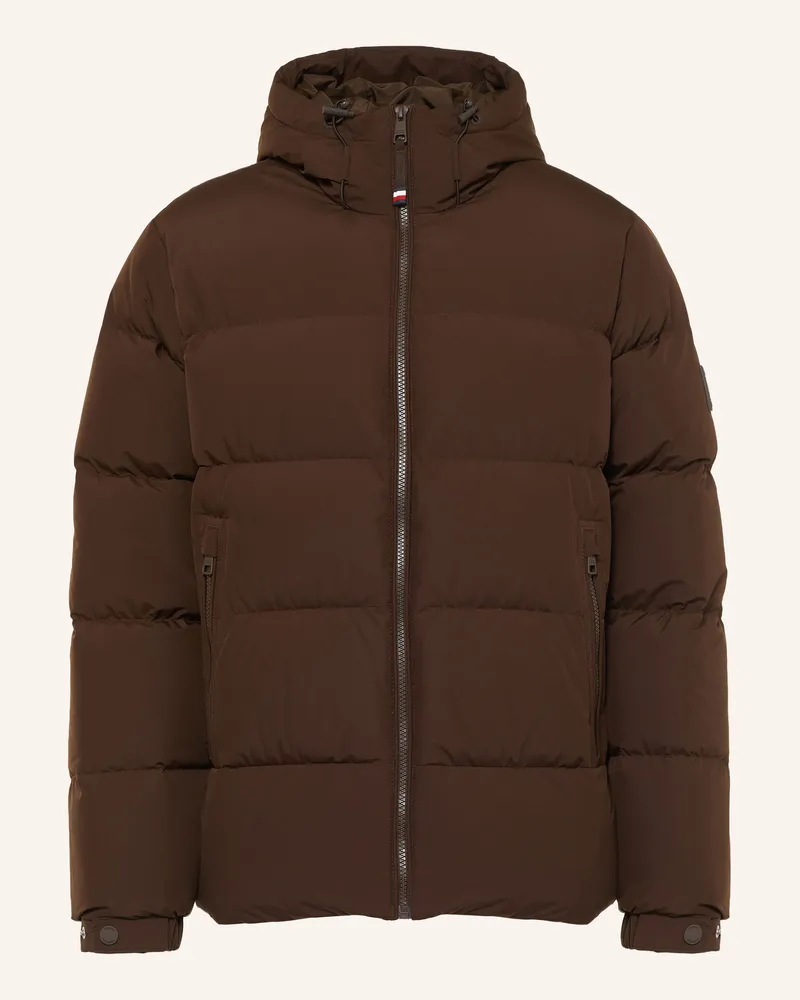 Tommy Hilfiger Daunenjacke braun Dunkelbraun