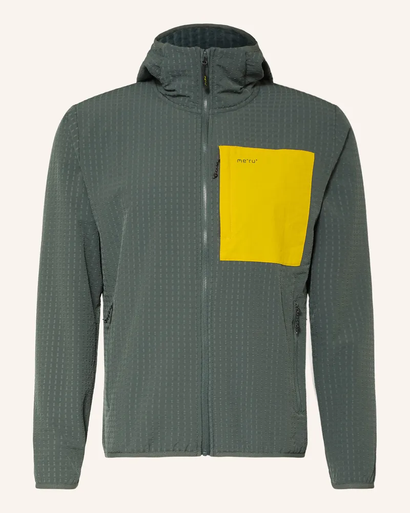 me°ru' Midlayer-Jacke Tunja grau Dunkelgrau