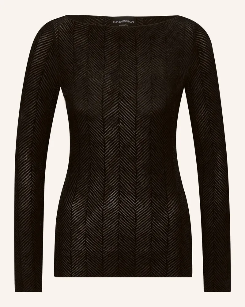 Emporio Armani Longsleeve Schwarz