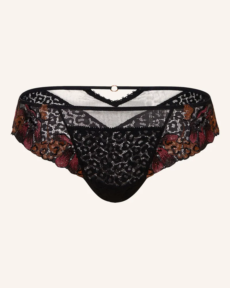 Marie Jo Slip Juliane Mit Glitzergarn Und Cut-Out schwarz Schwarz