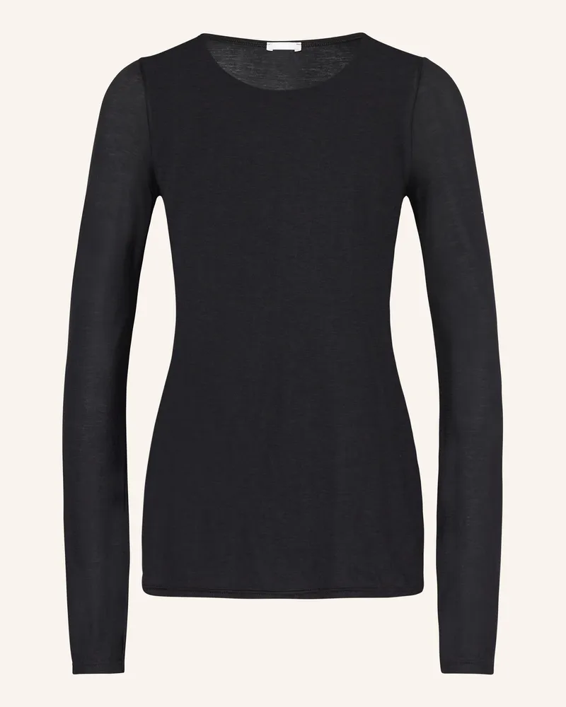 Hanro Longsleeve Ultralight schwarz Schwarz