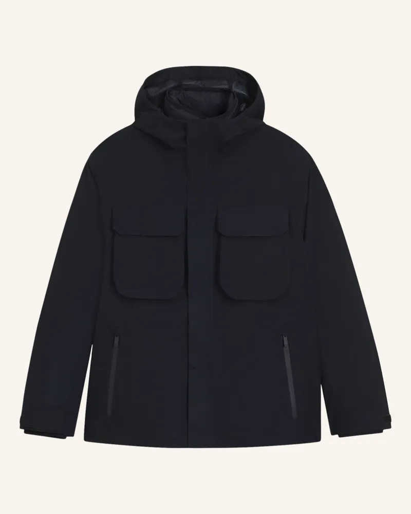 HUGO BOSS Casual Jacke P-COLER-GORETEX Dunkelblau