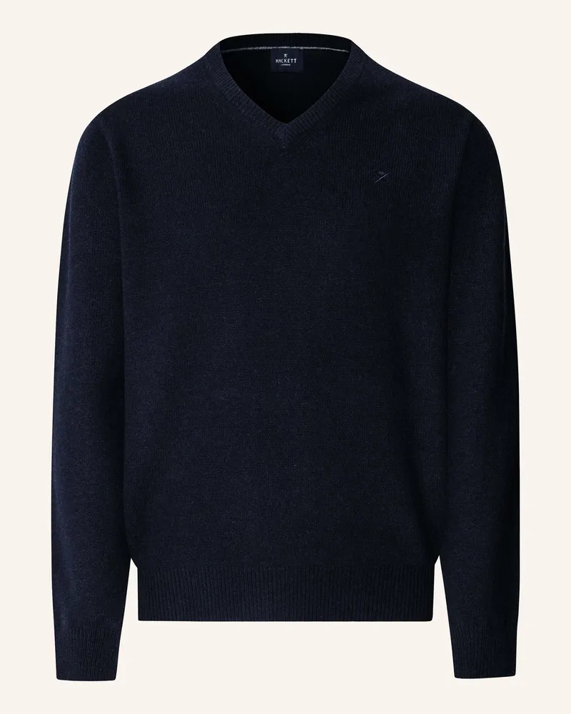 Hackett Pullover LAMBSWOOL V NECK Blau