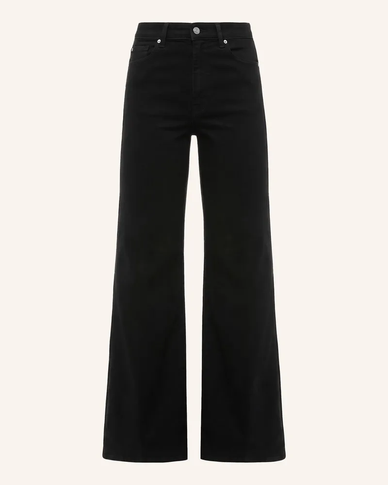 7 for all mankind Jeans Lotta Wide Fit schwarz Black