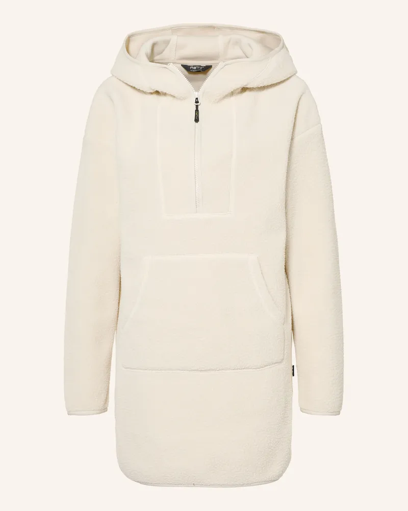 me°ru' Fleece-Hoodie Quimper grau Ecru