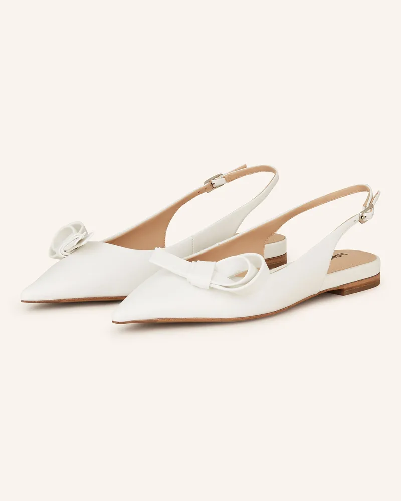 Lola Cruz Slingballerinas weiss Weiss