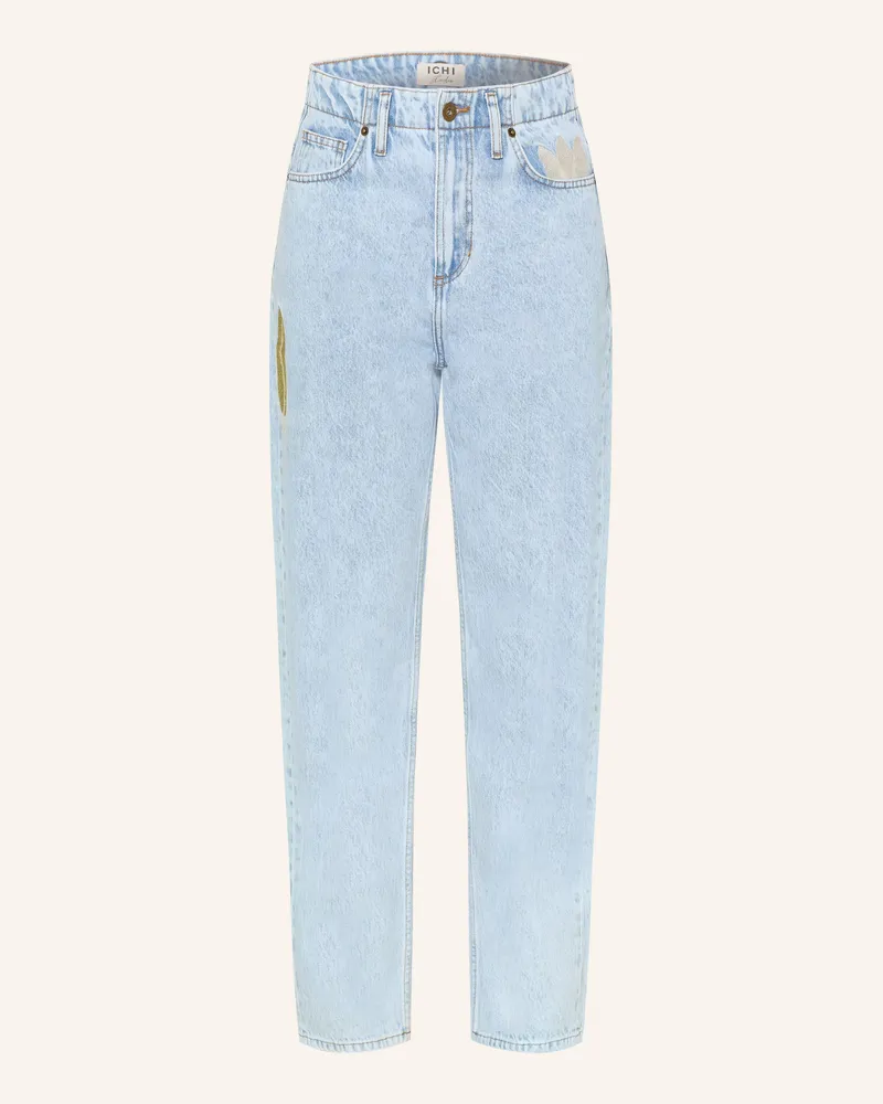 ICHI Straight Jeans Ihbauve blau 200792
