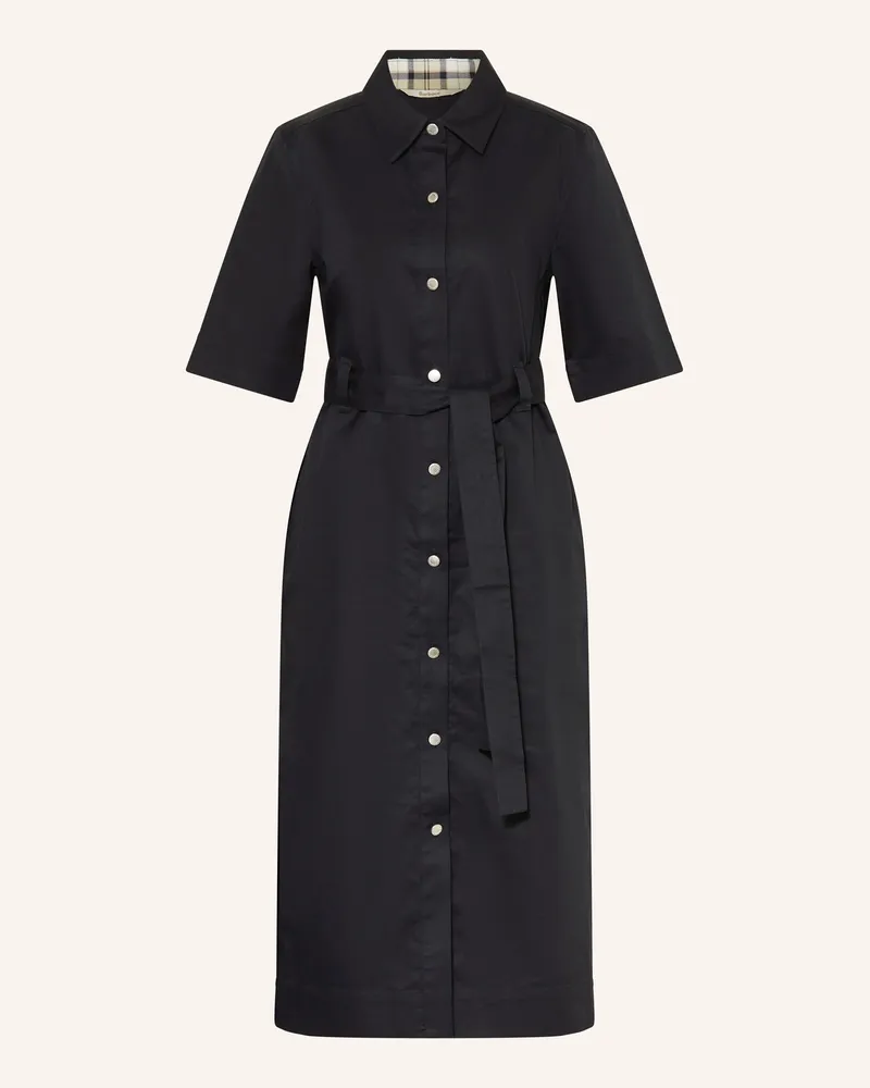 Barbour Hemdblusenkleid SLOANE Dunkelblau