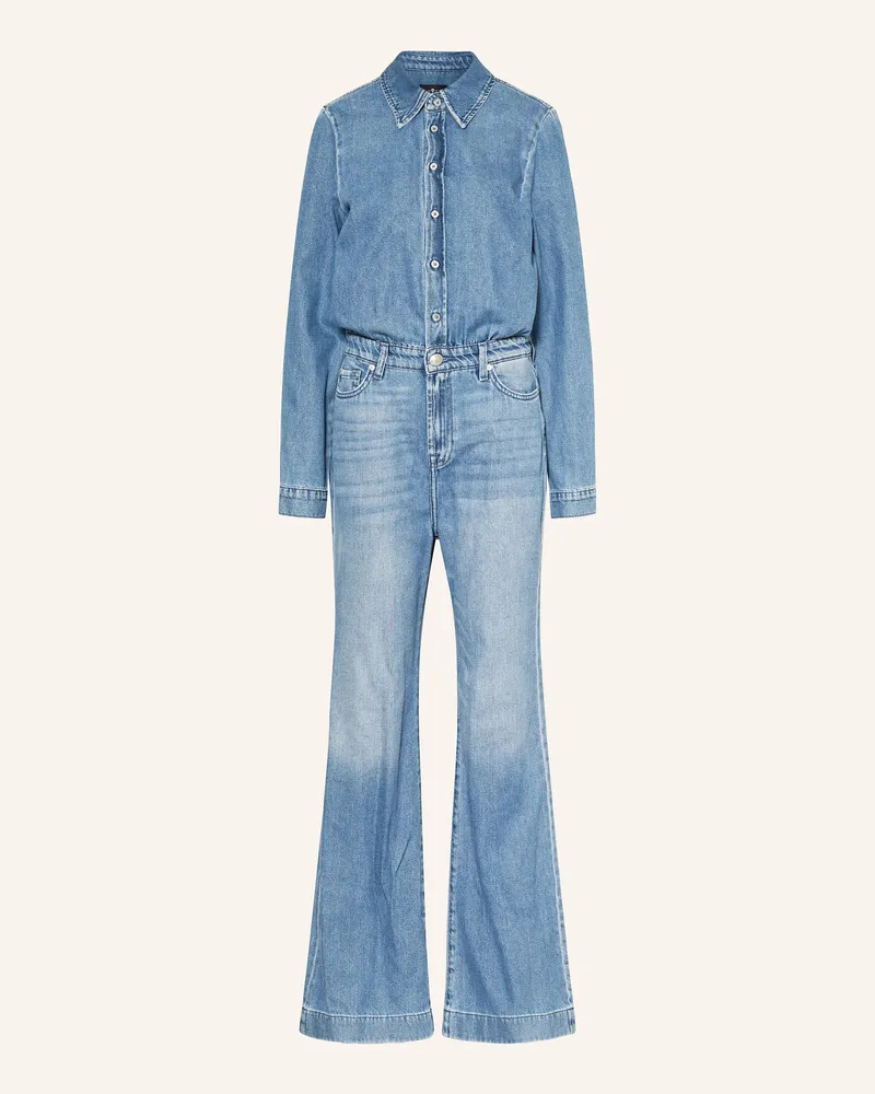 7 for all mankind Jeans-Jumpsuit Hilo blau Blau