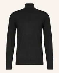 paul Rollkragenpullover Schwarz