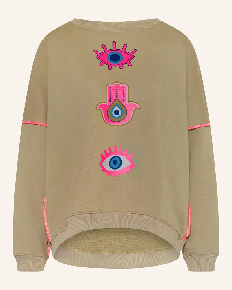 Miss Goodlife Sweatshirt Oliv