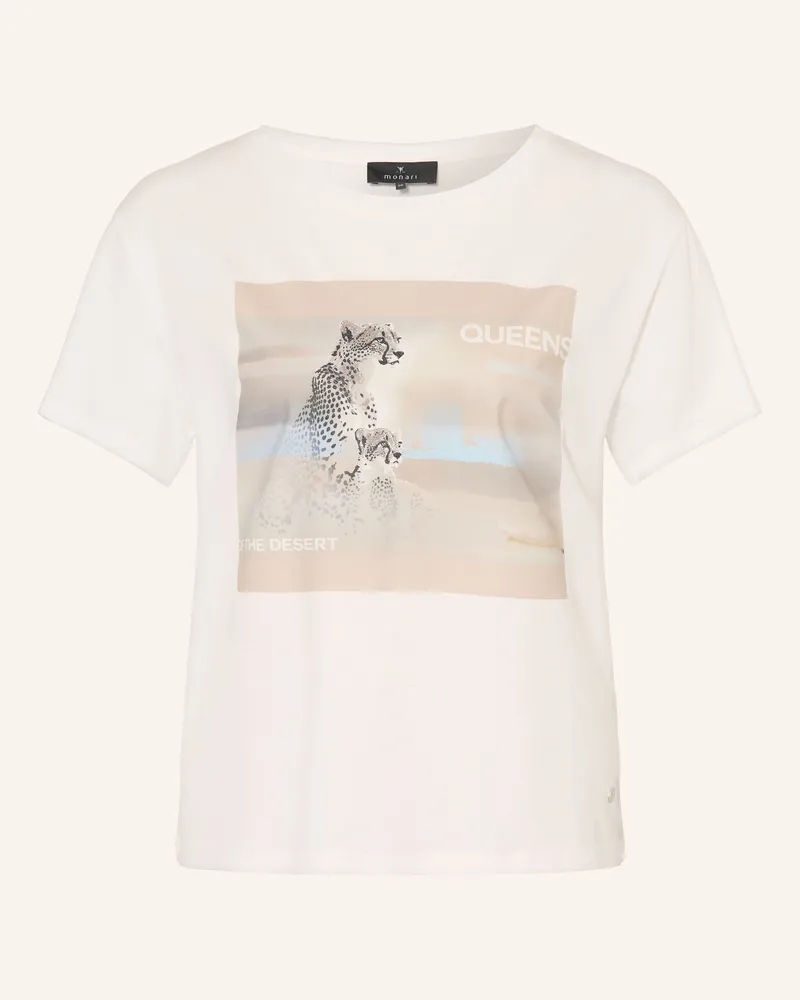 monari T-Shirt Mit Schmucksteinen weiss Weiss