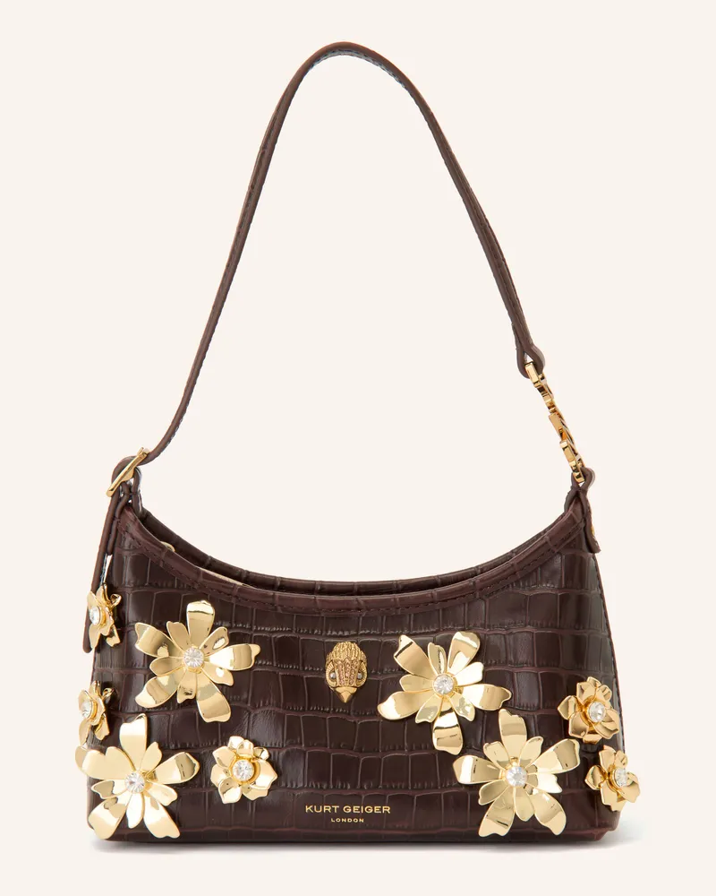 Kurt Geiger Schultertasche braun Dunkelbraun