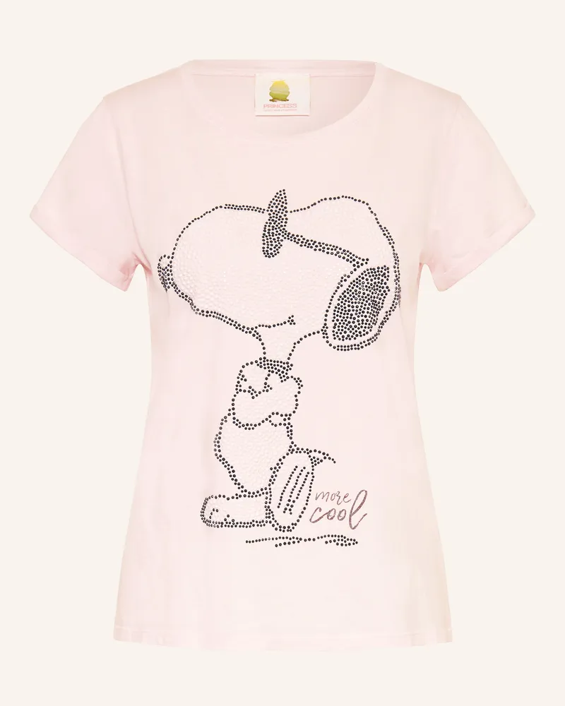 Princess goes Hollywood T-Shirt SNOOPY mit Schmucksteinen Hellrosa