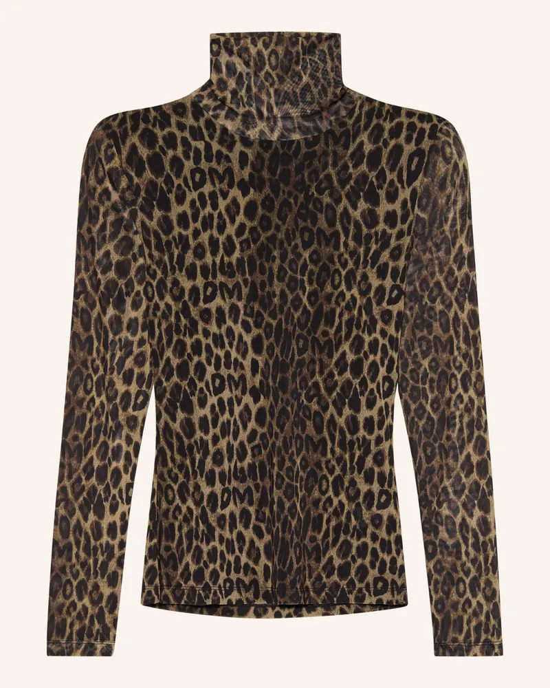 Darling Harbour Rollkragenshirt Aus Mesh braun Brown