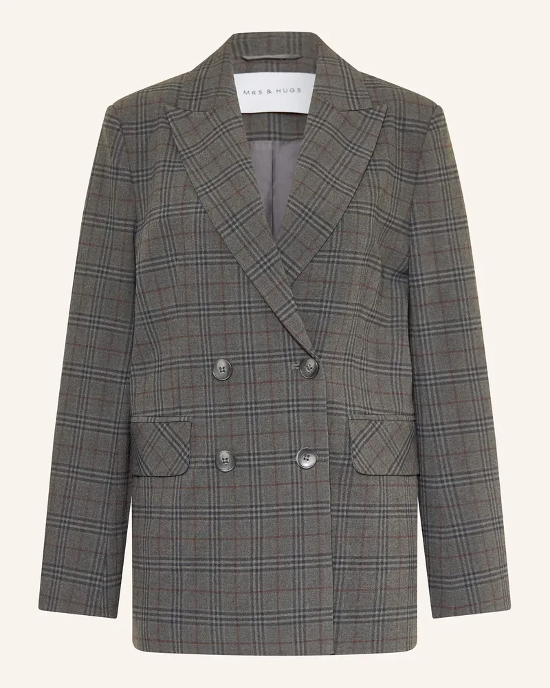 Mrs & HUGS Blazer Grau