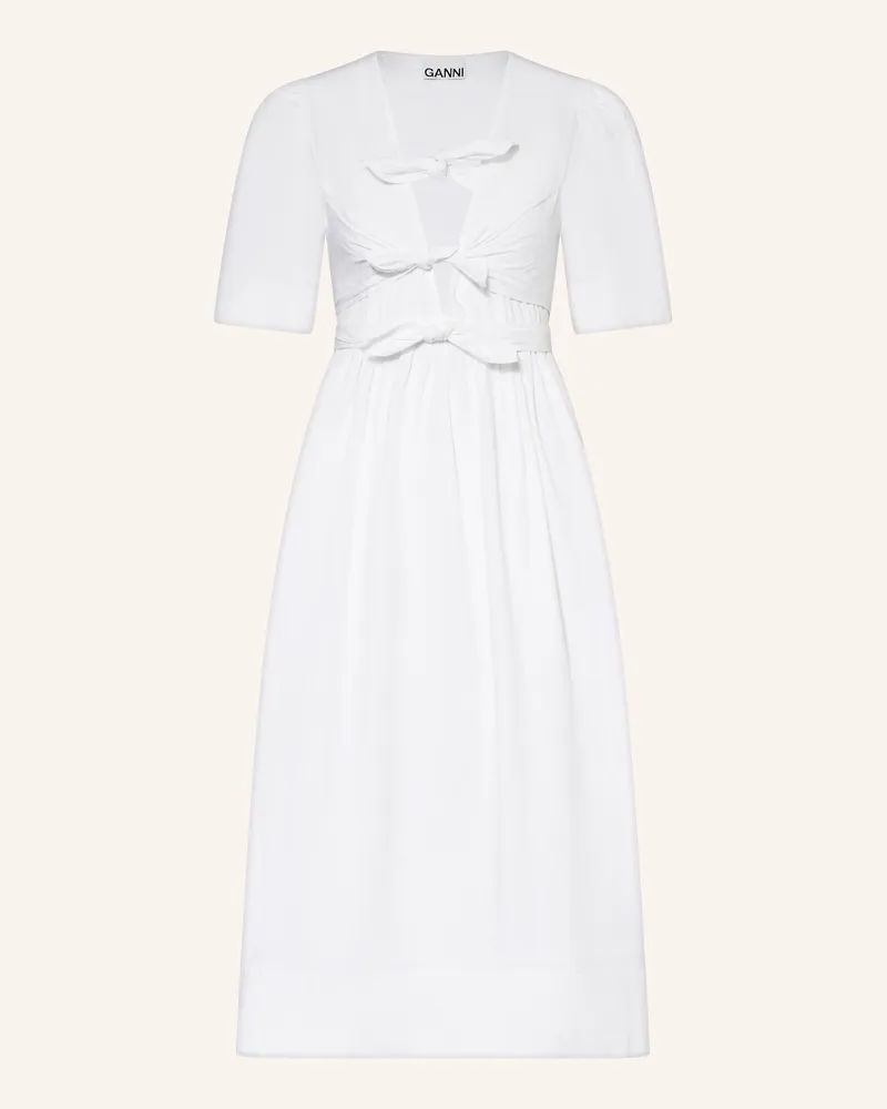 Ganni Kleid weiss Weiss