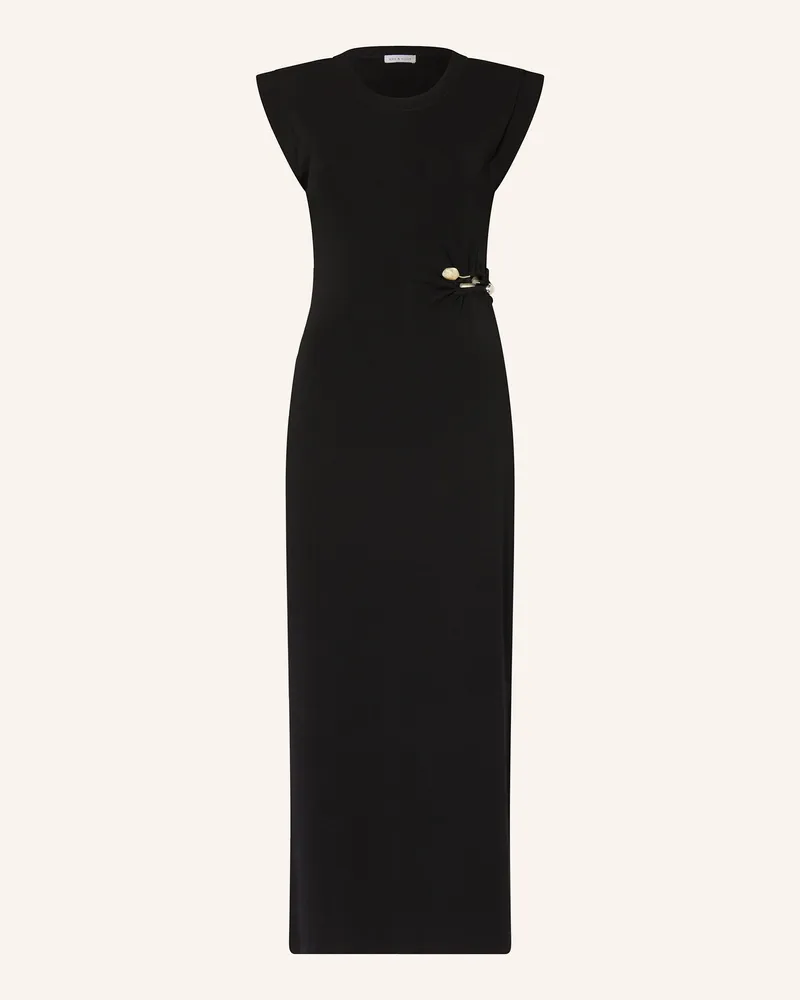 Mrs & HUGS Strickkleid Schwarz