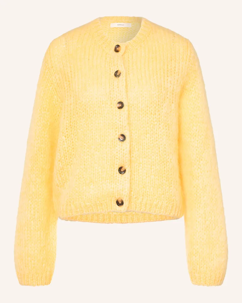 InWear Strickjacke Jetraiw Aus Mohair gelb Gelb
