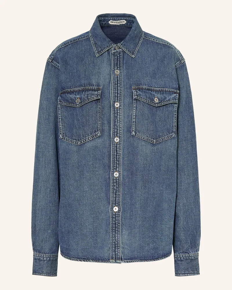 J.W.Anderson Jeans-Overshirt blau Blau
