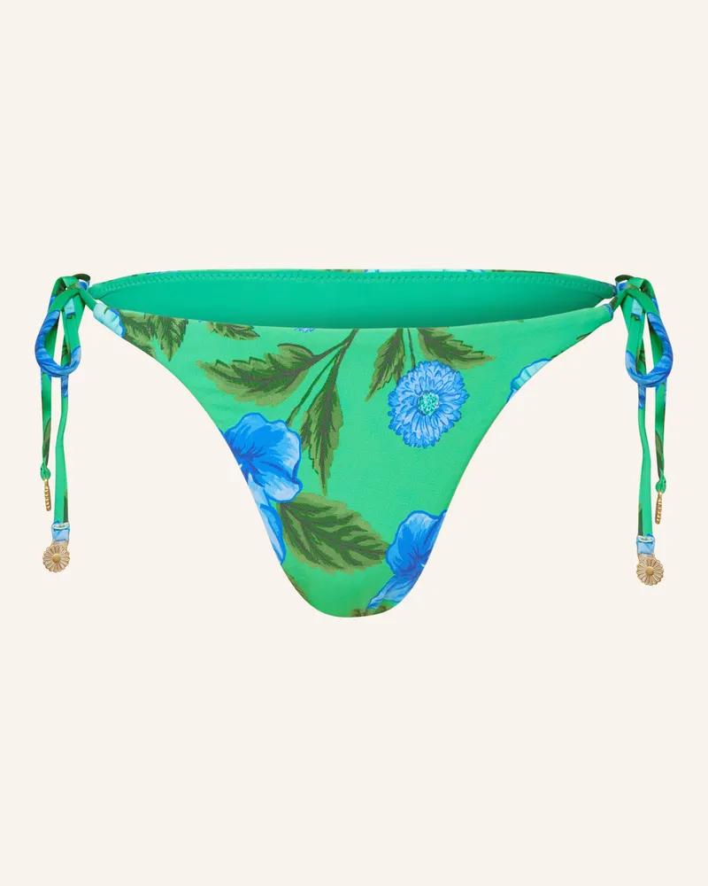 Seafolly Australia Triangel-Bikini-Hose GARDEN PARTY Grün
