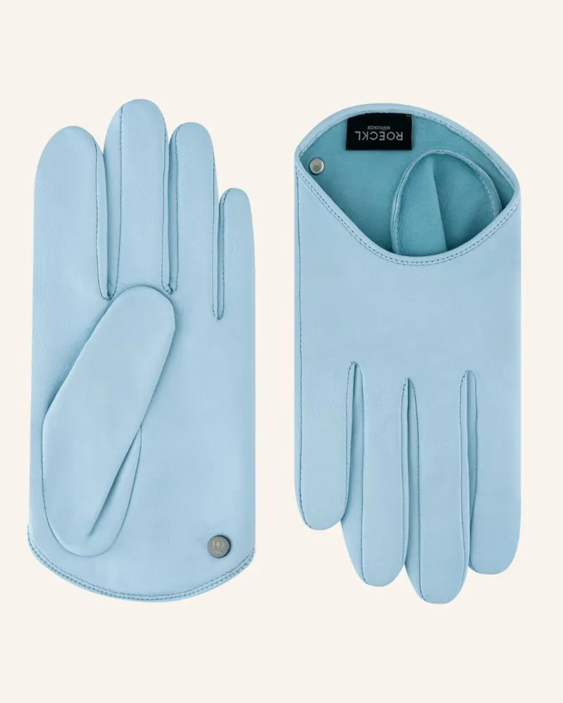 Roeckl Handschuhe Verona blau Hellblau