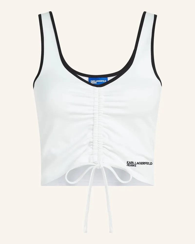 Karl Lagerfeld Top Weiss