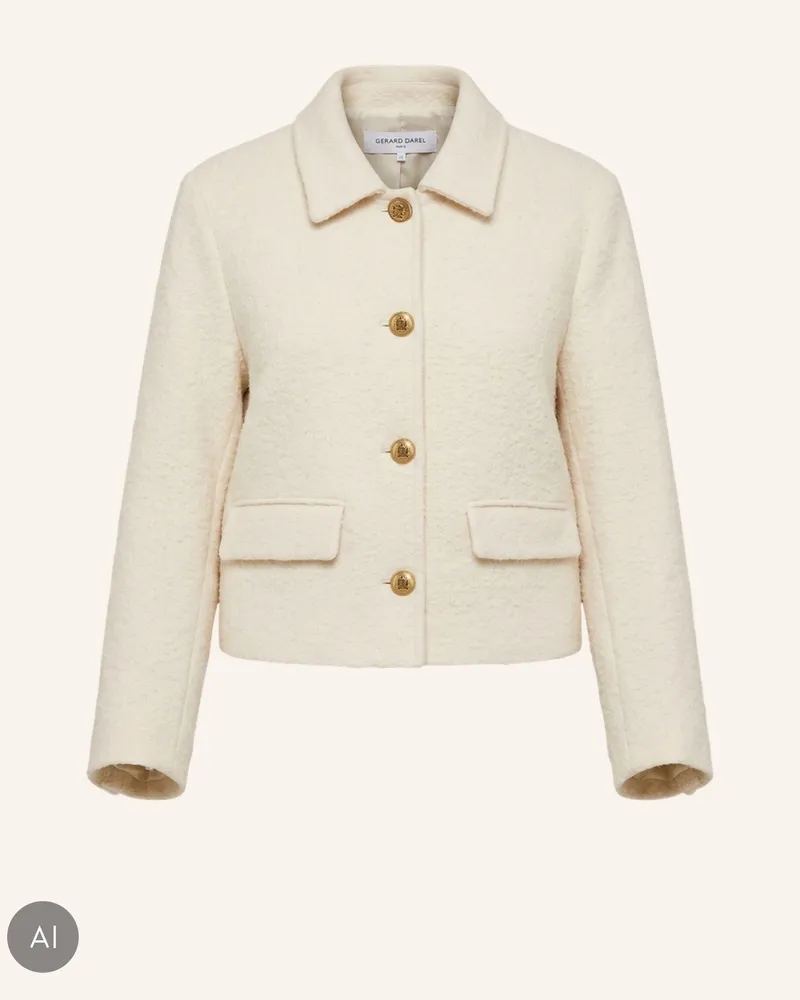 Gerard Darel Jacke Judit weiss Ecru