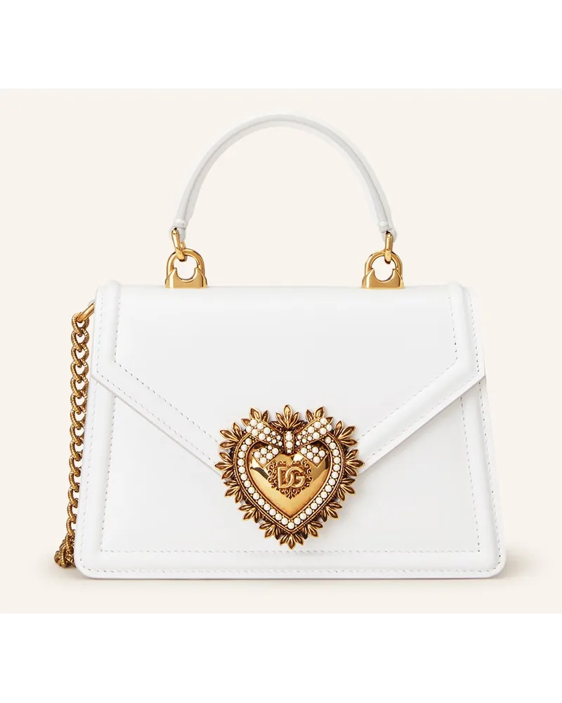 Dolce & Gabbana Handtasche DEVOTION MINI Weiss