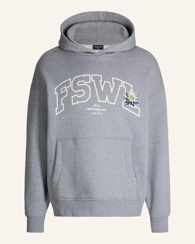 Strellson Hoodie grau Hellgrau