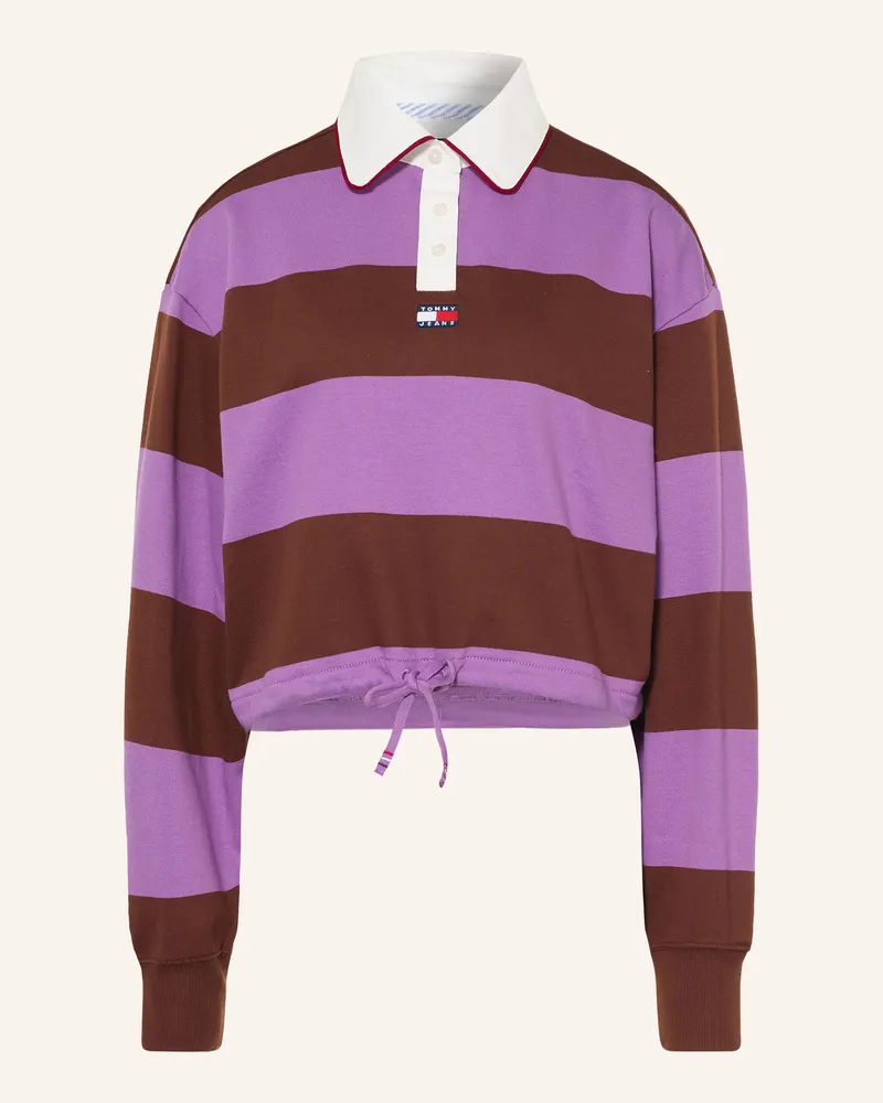 Tommy Hilfiger Rugbyshirt braun Lila