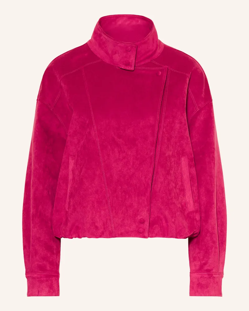 Joseph Ribkoff Blouson In Lederoptik rot Fuchsia