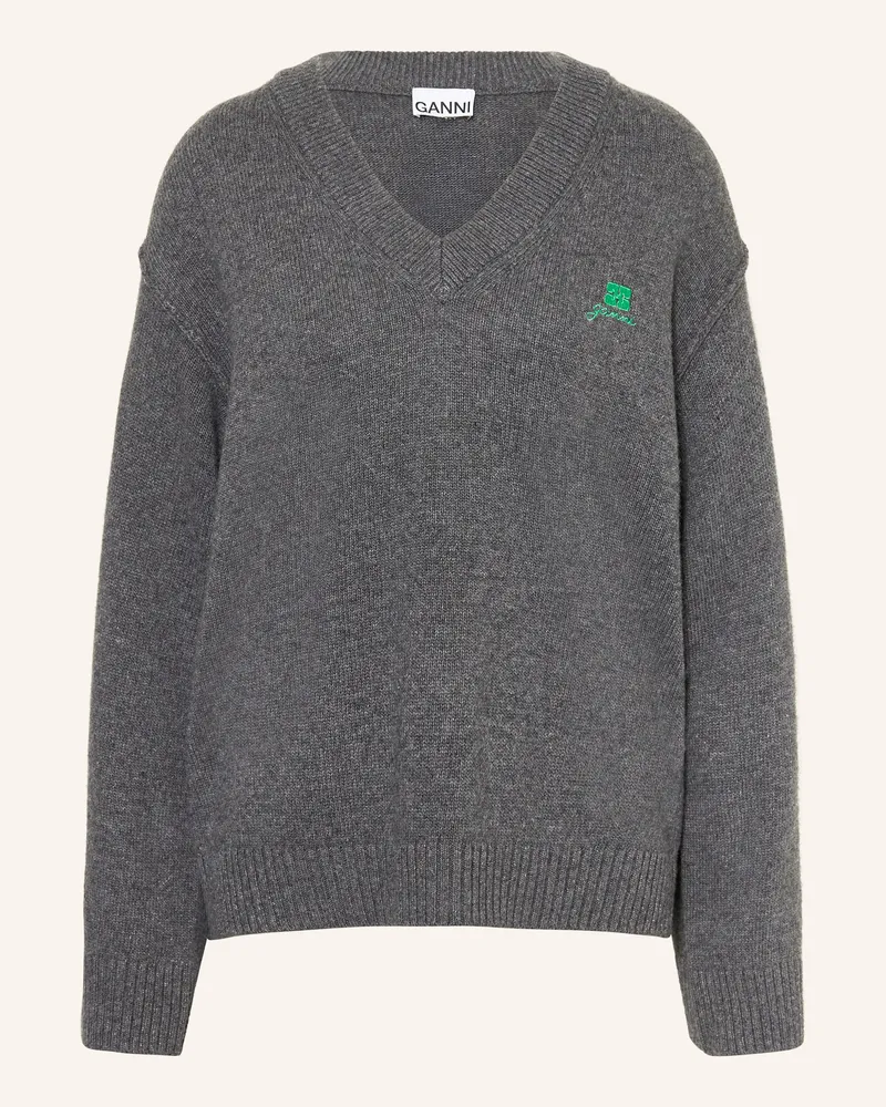 Ganni Pullover grau Grau