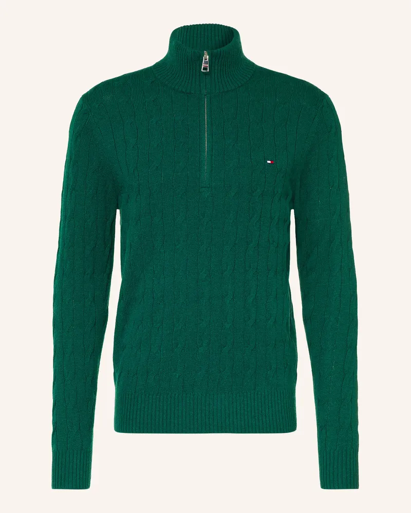 Tommy Hilfiger Troyer gruen Dunkelgrün