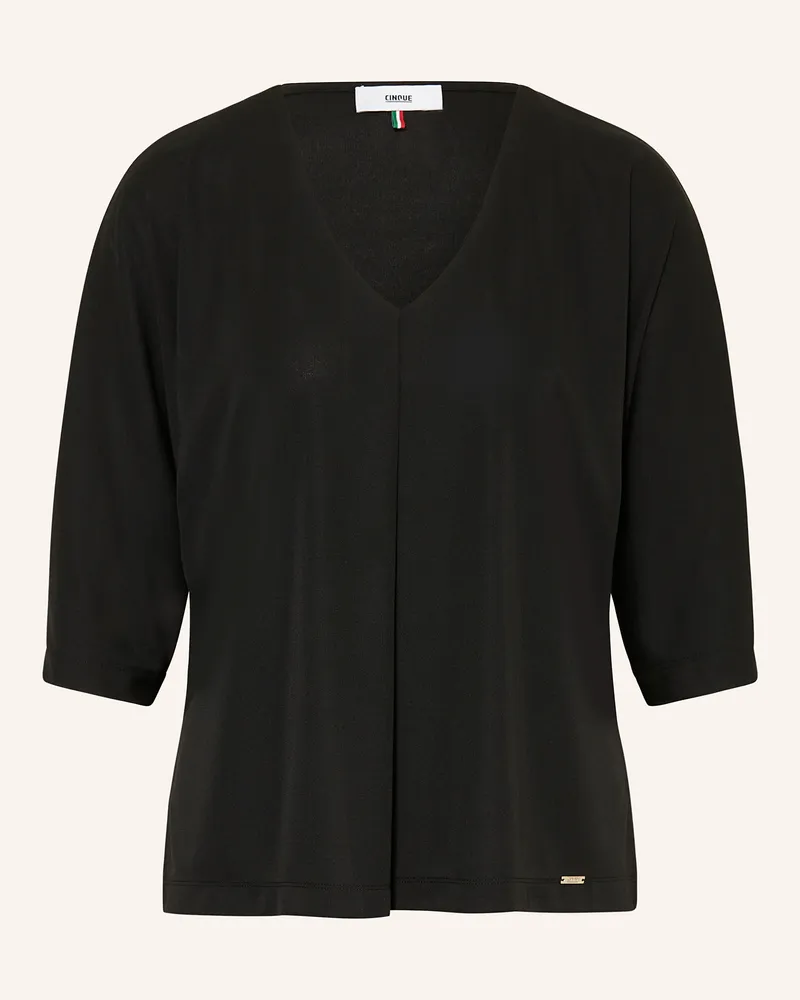 cinque Blusenshirt CIADDY mit 3/4-Arm Schwarz