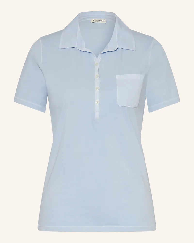 Marc O'Polo Jersey-Poloshirt Hellblau