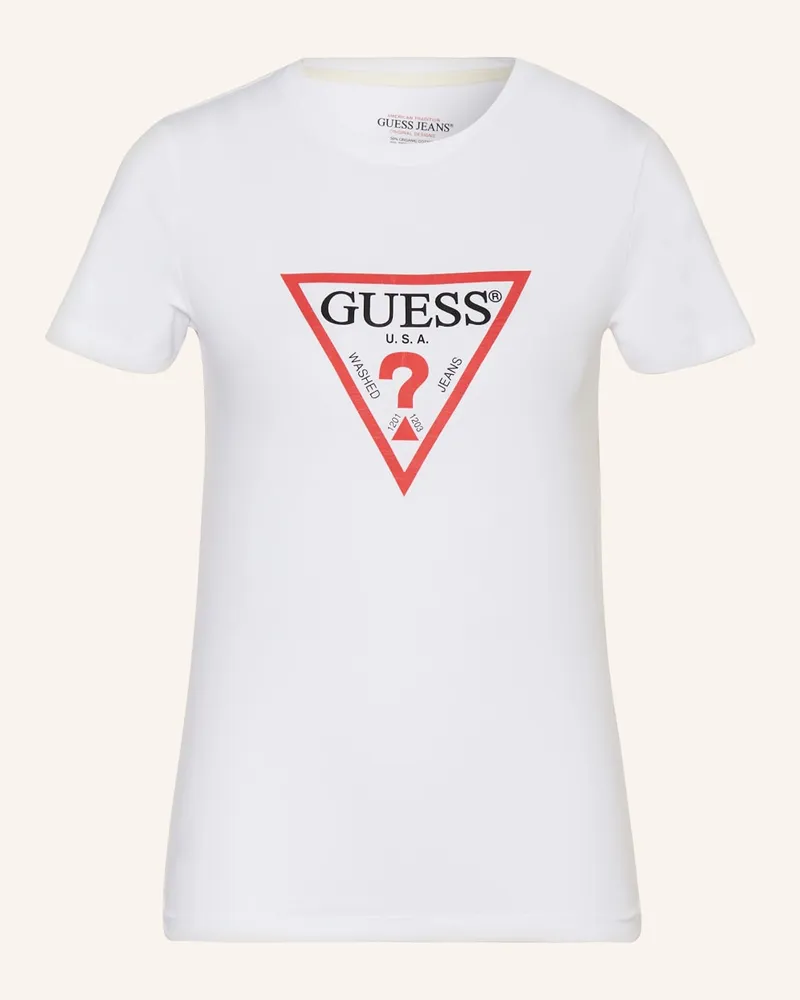 Guess T-Shirt Weiss