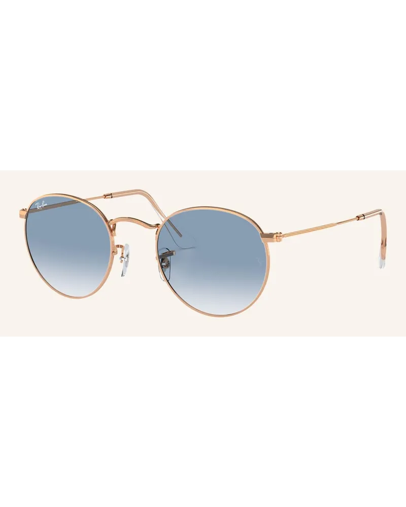 Ray Ban Sonnenbrille RB3447 ROUND Gold