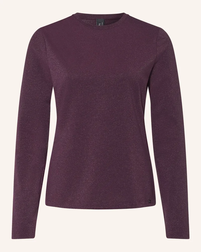 Marc Cain Longsleeve Mit Glitzergarn rot 296