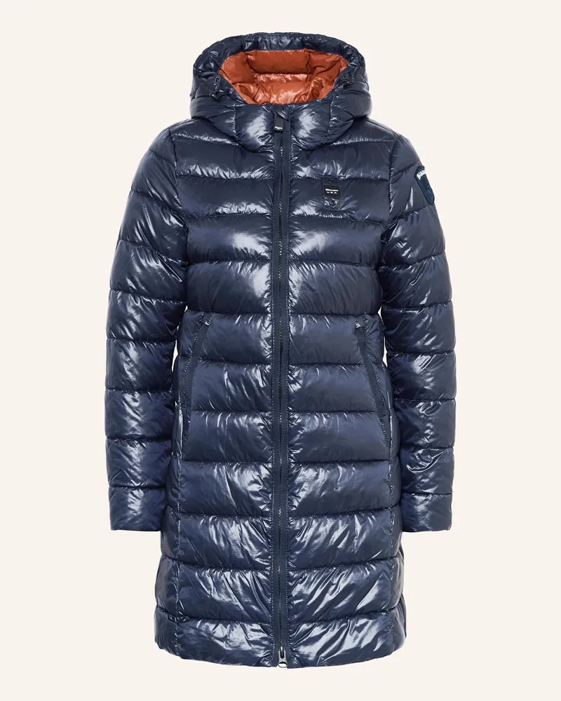 Blauer Steppmantel ADELAIDE Dunkelblau