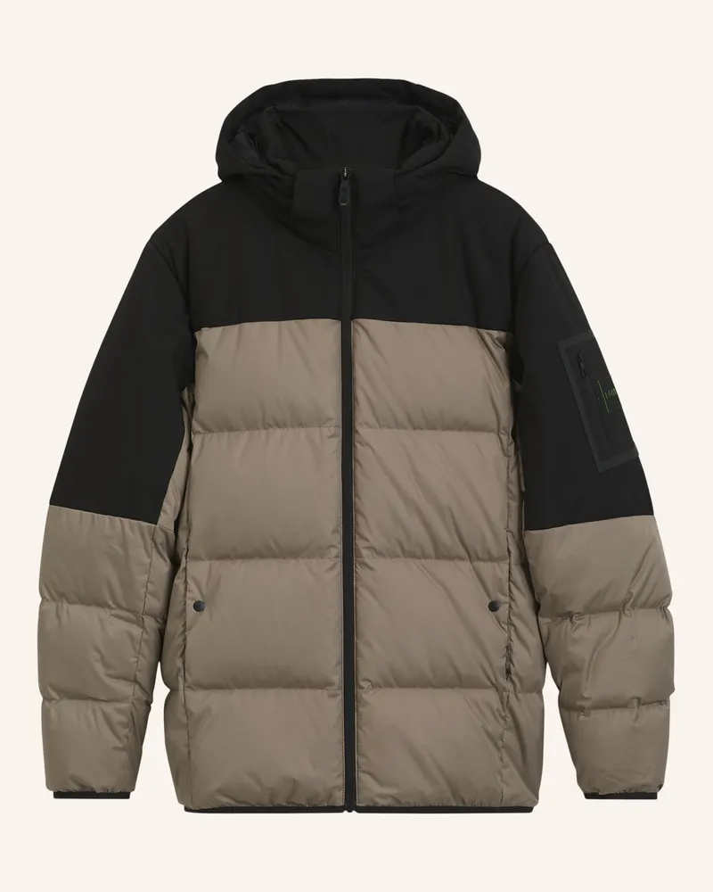 HUGO BOSS Daunenjacke Block Mit Abnehmbarer Kapuze gruen Hellgrün