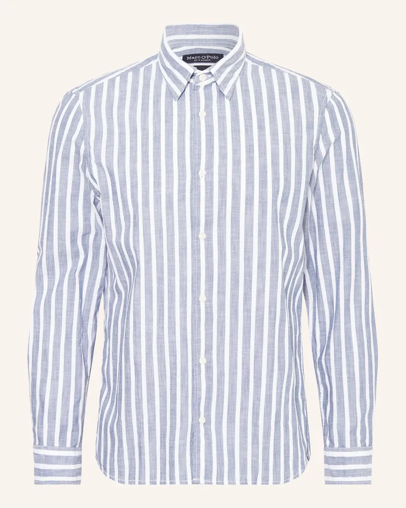 Marc O'Polo Hemd Regular Fit Blaugrau