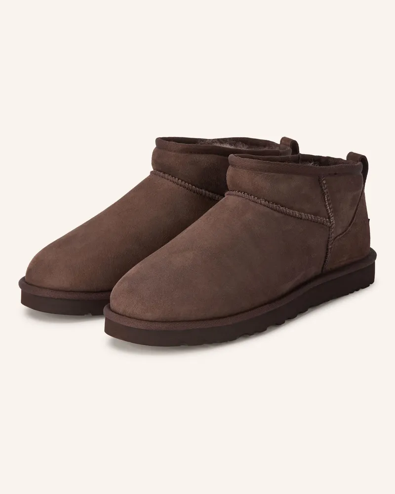 UGG Boots Classic Ultra Mini braun Dunkelbraun