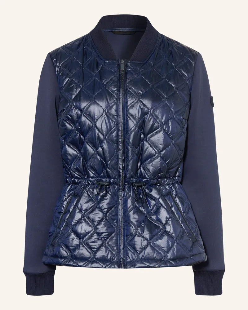HUGO BOSS Steppjacke Pranas Im Materialmix blau Dunkelblau