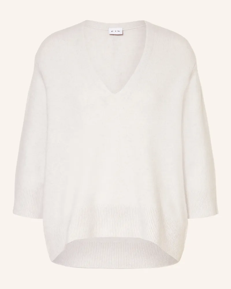 FTC Cashmere Strickshirt aus Cashmere Hellgrau