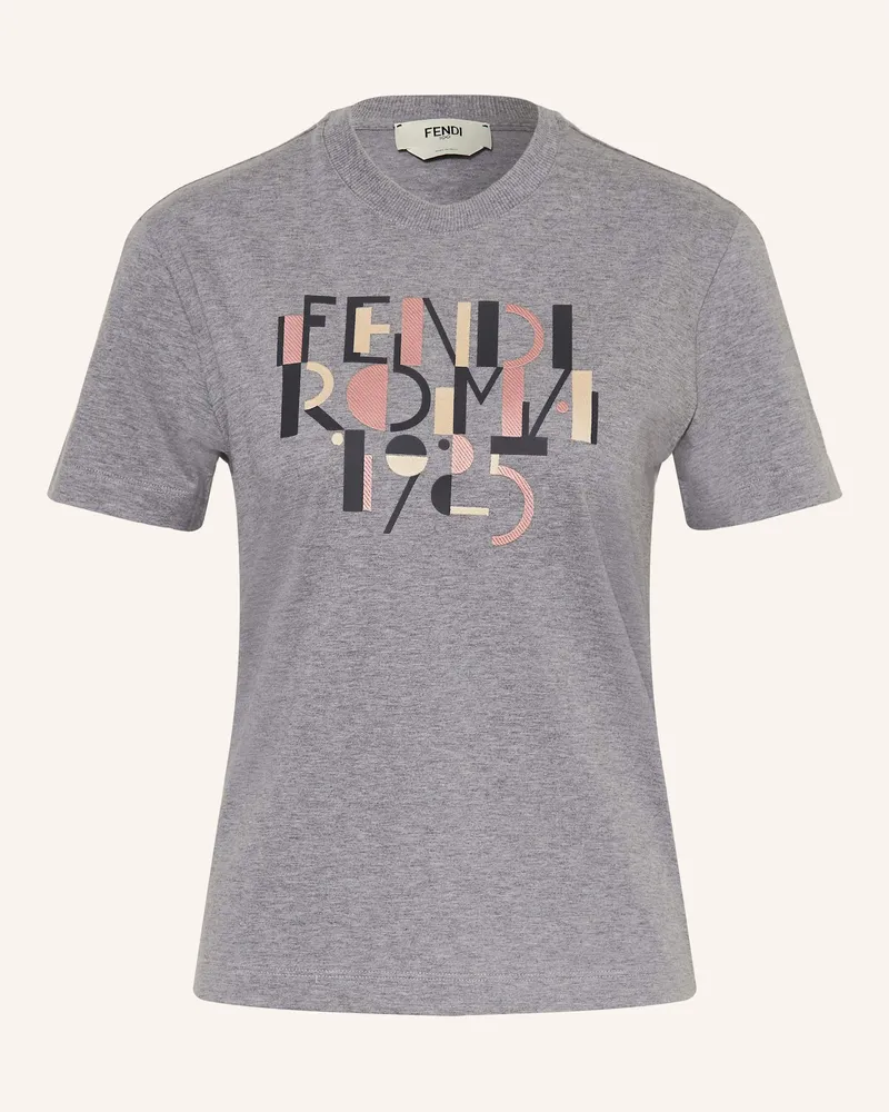 Fendi T-Shirt grau Grau